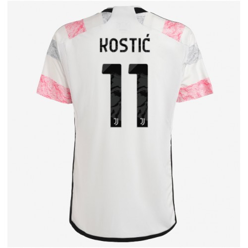 Pánský Fotbalový dres Juventus Filip Kostic #11 2023-24 Venkovní Krátký Rukáv